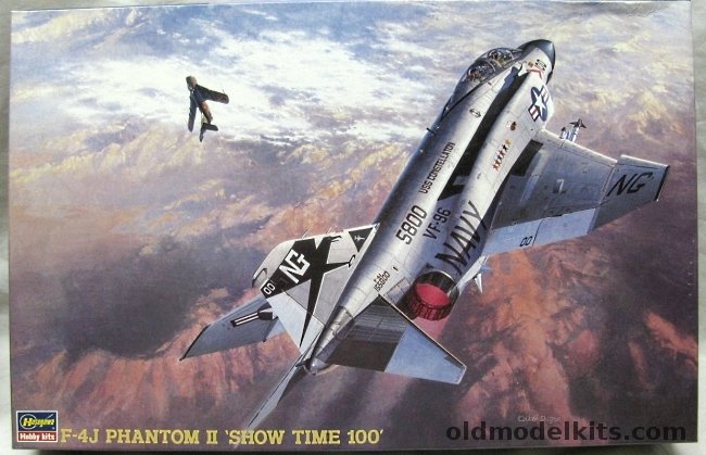 Hasegawa 1/48 F-4J Phantom II Show Time 100 - VF-96 Fighting Falcons Lt. Randy Cunningham / VMFA-115 USMC 'Silver Eagles', PT6 plastic model kit